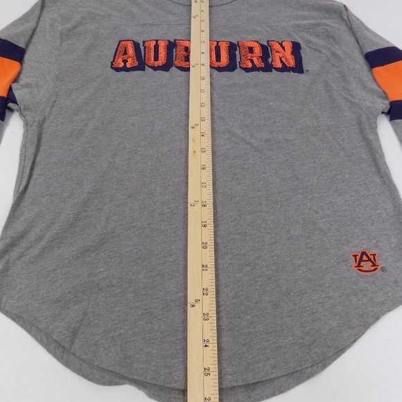 Victoria Secret PINK Auburn Tigers NCCA College Gray Bling TShirt XS - Picture 6 of 9